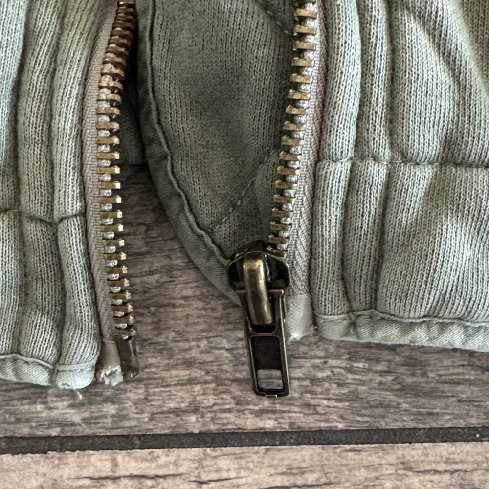 Free People Olive Quilted Jacket - Picture 3 of 5